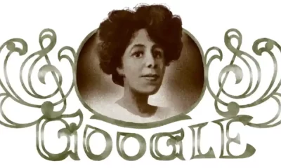 Google Doodle Honors Amanda Aldridge, who wrote "Three African Dances"