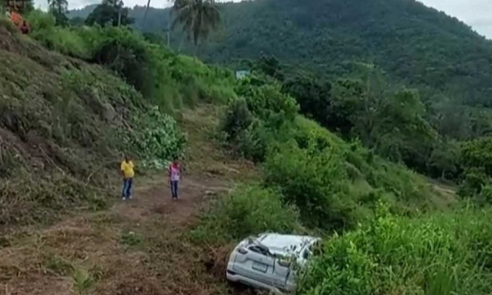 Norwegian Drives Car Off Cliff in Southern Thailand