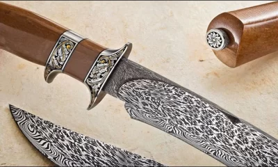 Beautiful Mosaic Damascus Steel