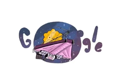 Google Doodle Honors James Webb Space Telescope's Deepest Infrared Photo