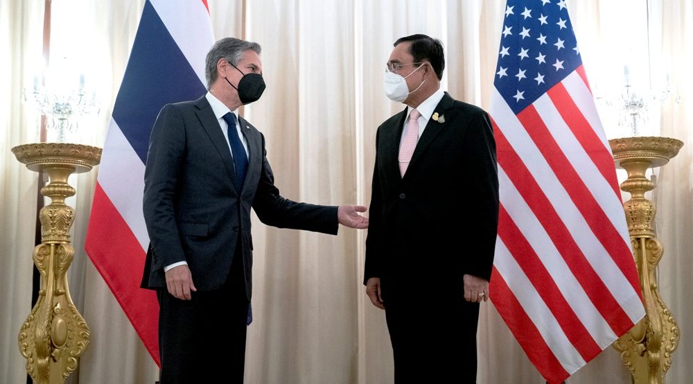 US Secretary of State Blinken Meets With Thailand’s Prime Minister