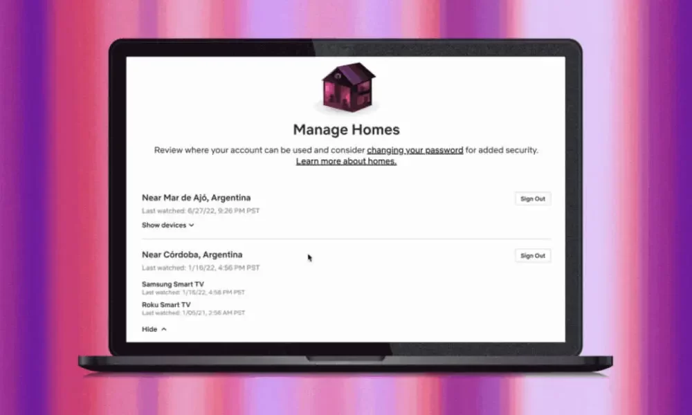Add homes, pay $2.99 more per month per home. Credit: Netflix