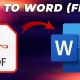 6 Benefits Convert PDF to Word for Your Business