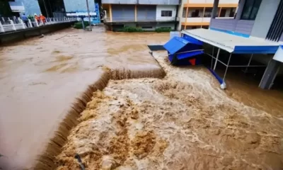 Chiang Rai's Mae Sai Flooded After Sai River Overflows