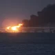 The bridge To Crimea, a Key Supply Route For Russia, Is Hit By a Blast