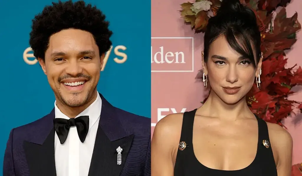 Trevor Noah & Dua Lipa Were Seen Kissing a Day Before His 'Daily Show' Departure