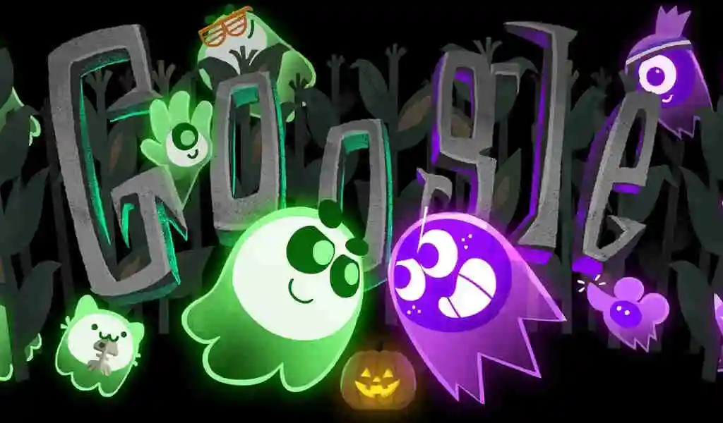 Google Doodle For Halloween Features a Ghoul Duel Between Two Ghouls