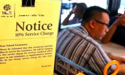 Restaurant Service Charges Questioned in Thailand