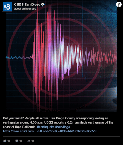 A 6.2-Magnitude Earthquake Struck Off The Mexican Coast