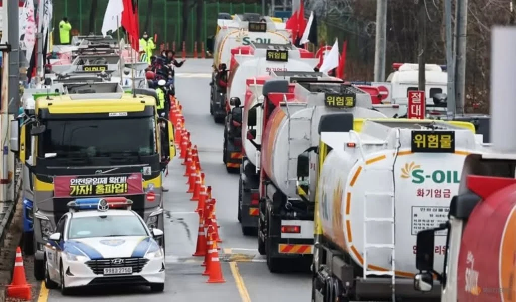 South Korea Orders Cement Truckers To Get Back To Work