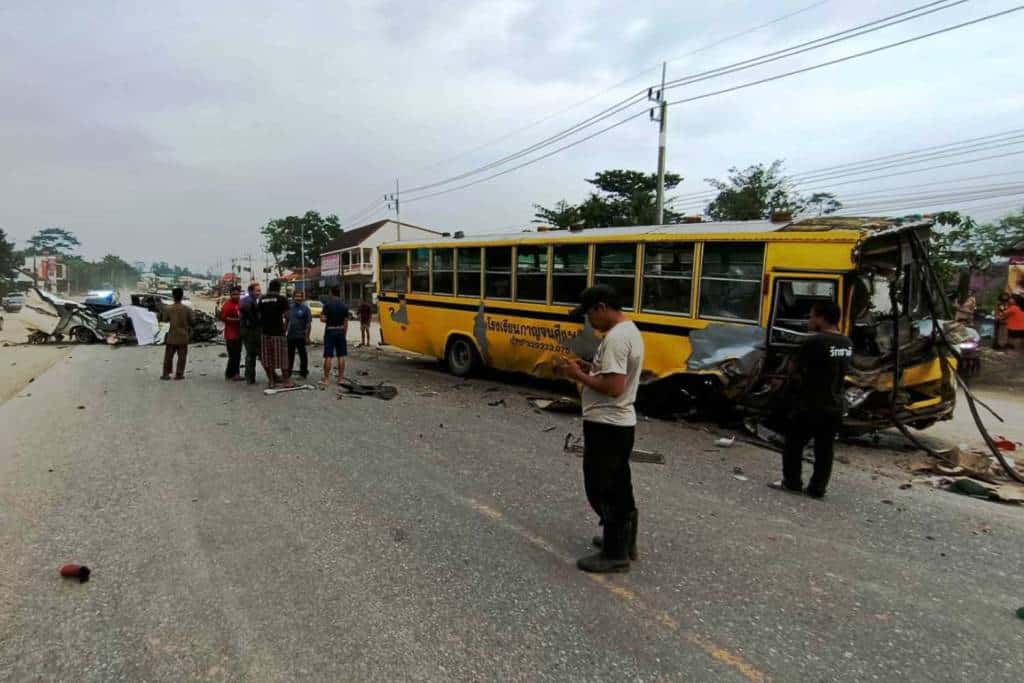 school bus crash