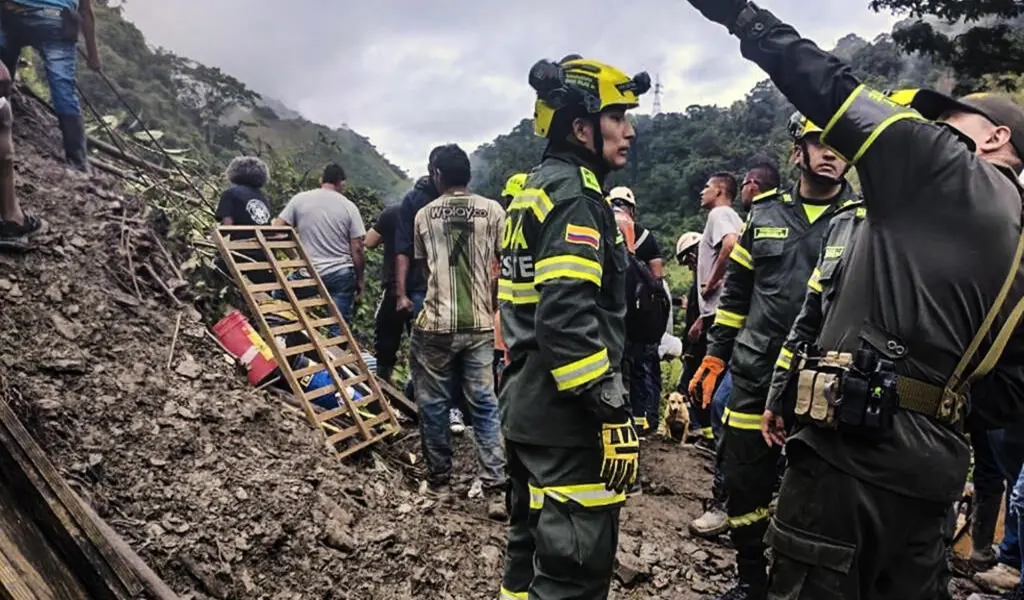 Landslide In Colombia Has Killed 3 People And Left 20 Missing