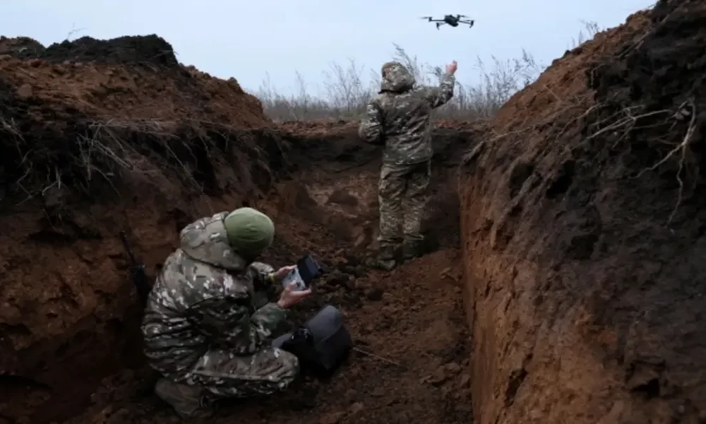 Drone Attacks Oil Tank at Airfield in Russia's Kursk Region