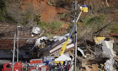 Soldiers Join Search for Missing After Landslide in Northern Japan