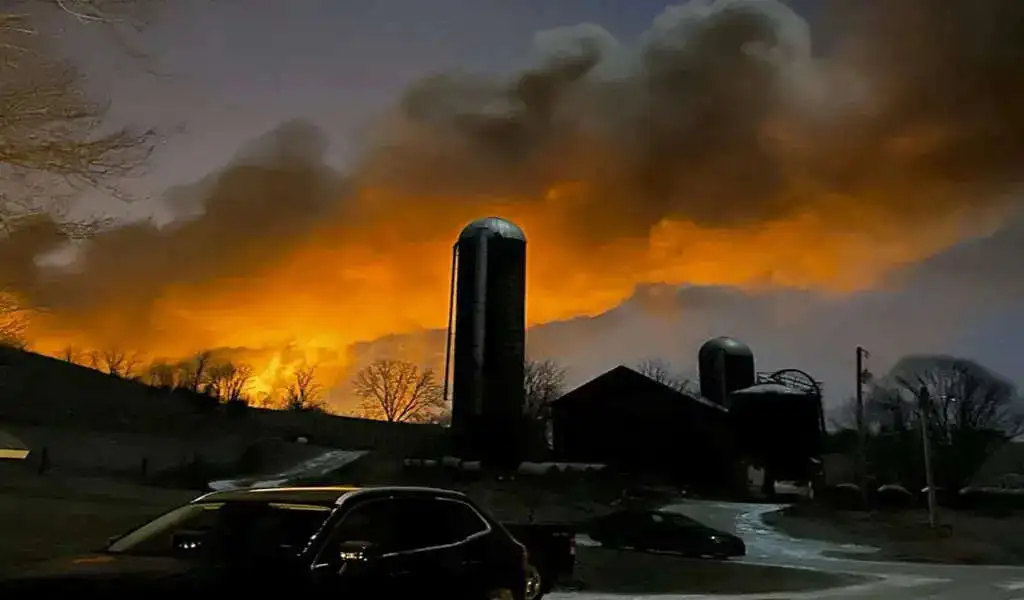 East Palestine Authorities Still Haven't Determined What Chemicals Are Burning