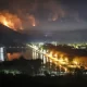 Massive Forest Fire Engulfs 2 Mountain Tops in Central Thailand