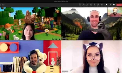 A snap! Microsoft Teams Snapchat Lenses Let You Show Off Your Silly Side