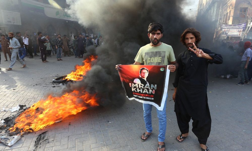 Protests Erupt Across Pakistan Over Arrest of Imran Khan