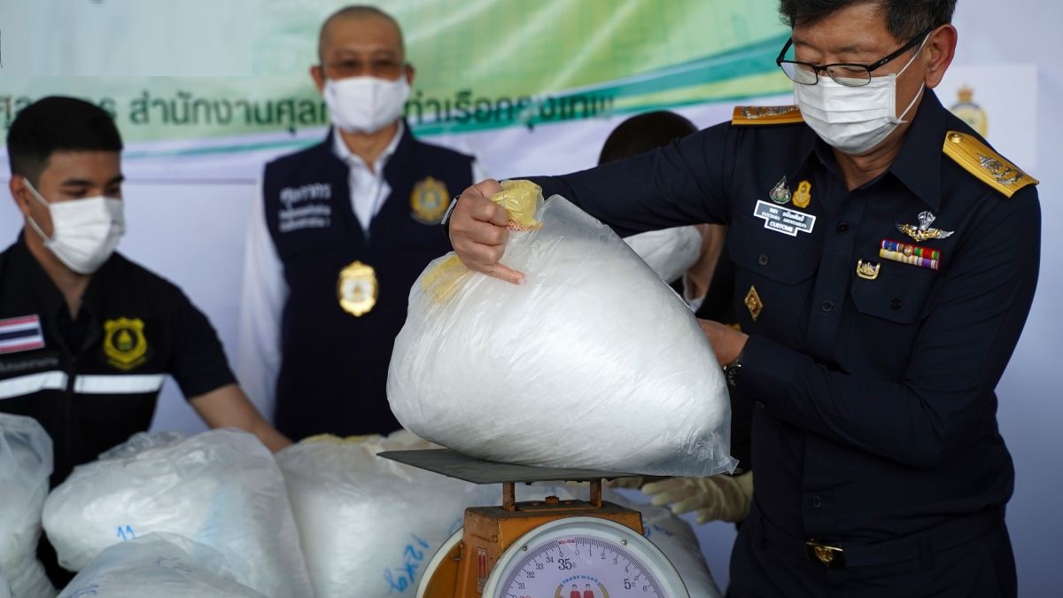 1.6 Tons of Crystal Methamphetamine Seized in Southern Thailand