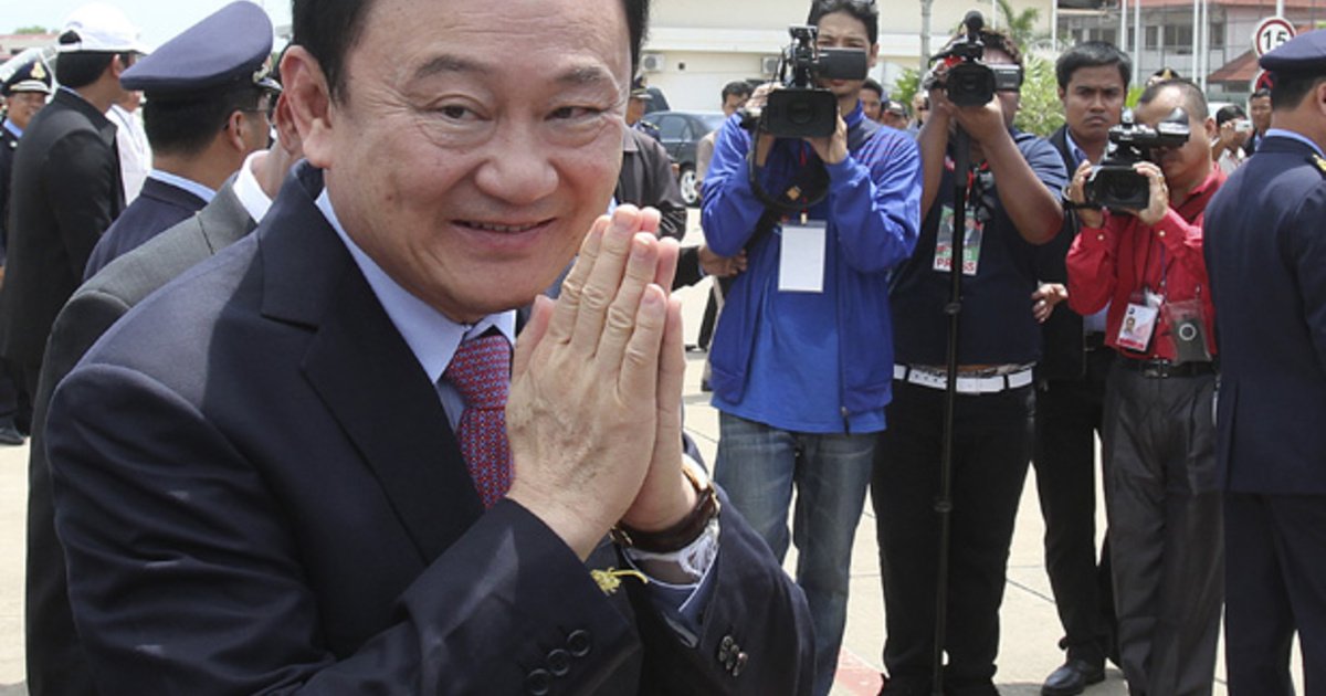 Thaksin Shinawatra Arrives in Thailand