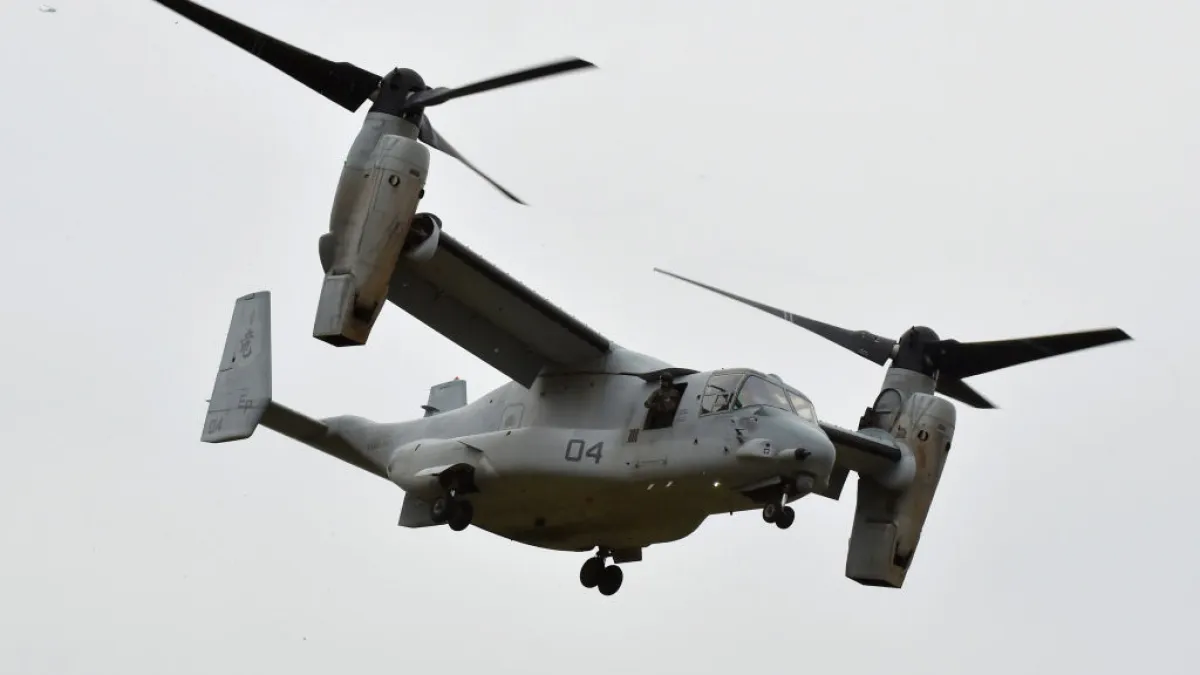 Osprey Plane Crashes in Australia