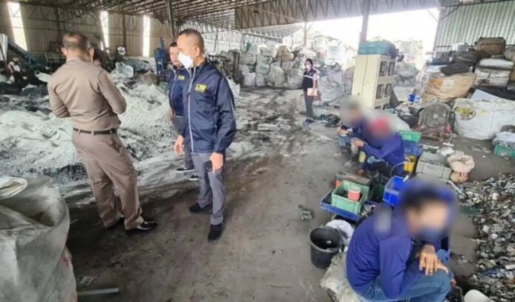 Over 1,000 Tonnes uncover illegal e-waste Uncovered in central Thailand