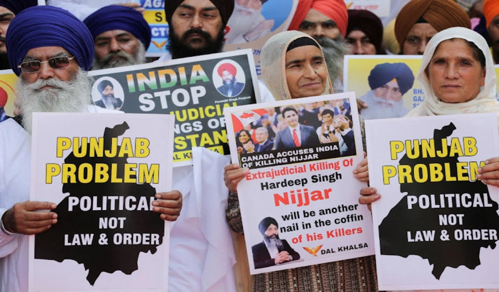 Sikh Activists Rally for Justice Outside Golden Temple in Canada