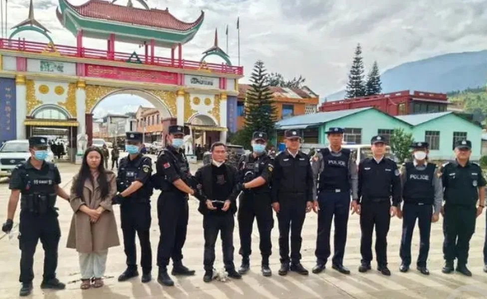 Chinese Mafia Leaders From Laukkaing Myanmar Handed Over to China