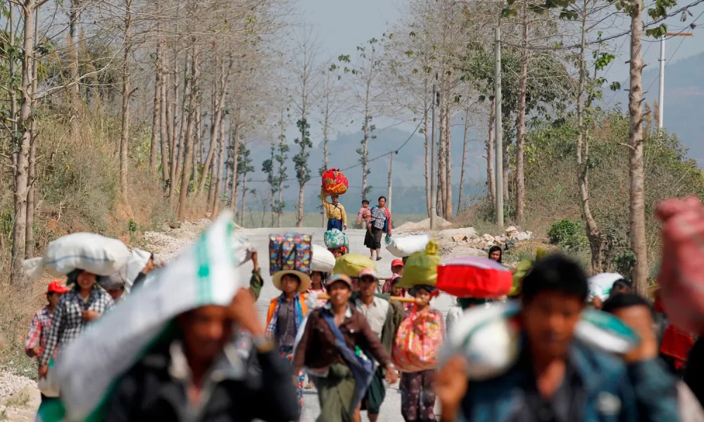 Fighter in Northern Myanmar's Shan State