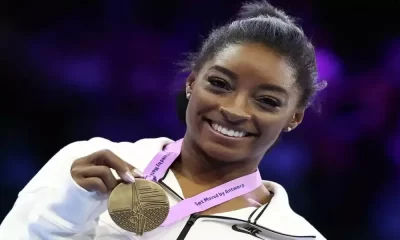 Simone Biles Wins Third AP Female Athlete Of The Year Award