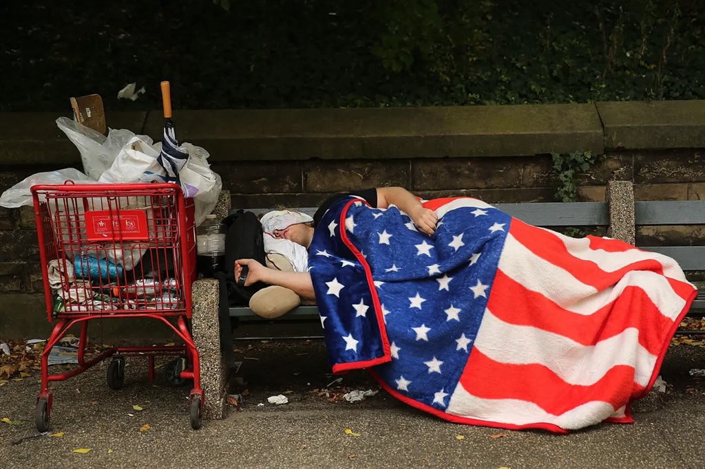 Homelessness Surges to Highest Levels in History Under President Biden's