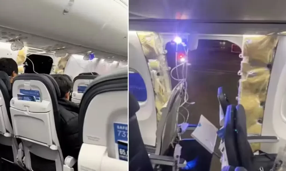 Alaska Airlines Emergency Landing After Mid-Air Window Blowout