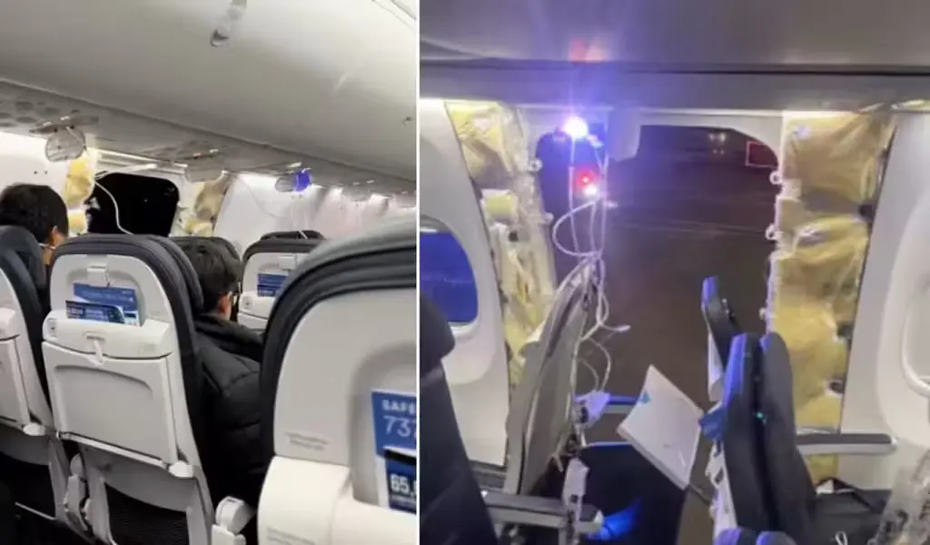 Alaska Airlines Emergency Landing After Mid-Air Window Blowout