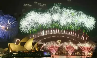 Fireworks For New Year 2024 To Start In NZ And Australia.