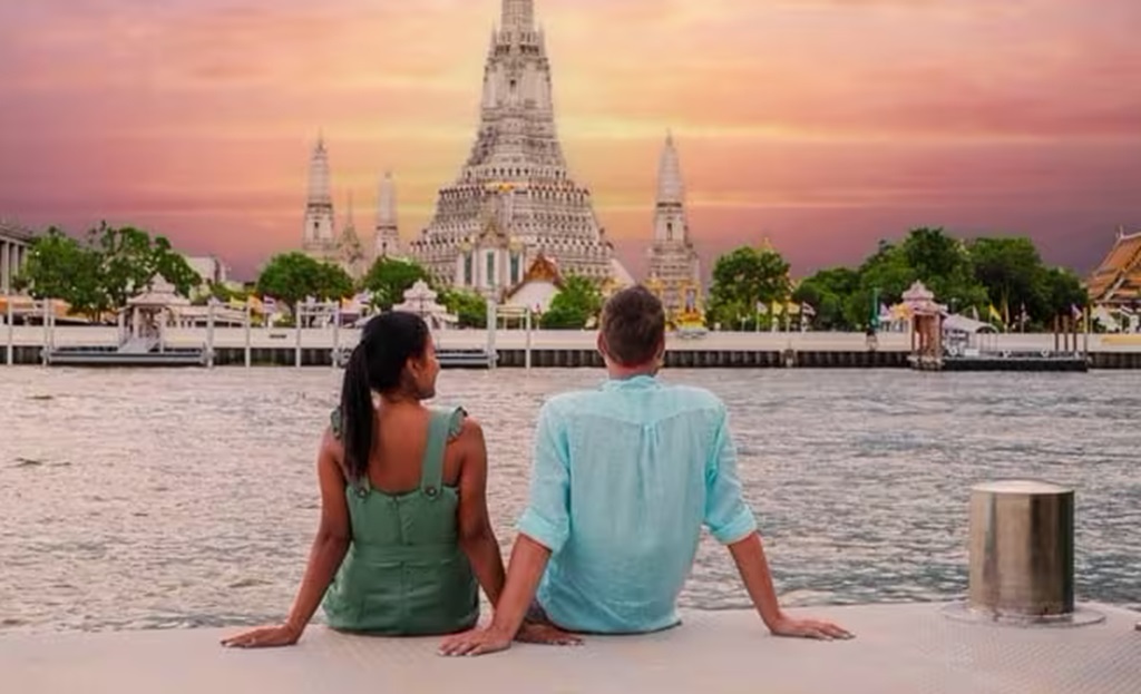 Couples Bangkok Temple