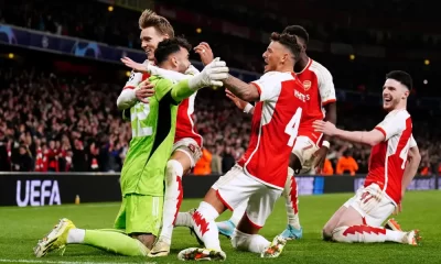 David Raya Saved Arsenal's Penalty to Reach the Champions League Quarterfinals