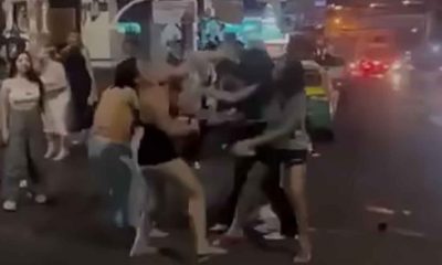 Police Investigate After Massive Brawl Between Thai and Filipino Ladyboy's