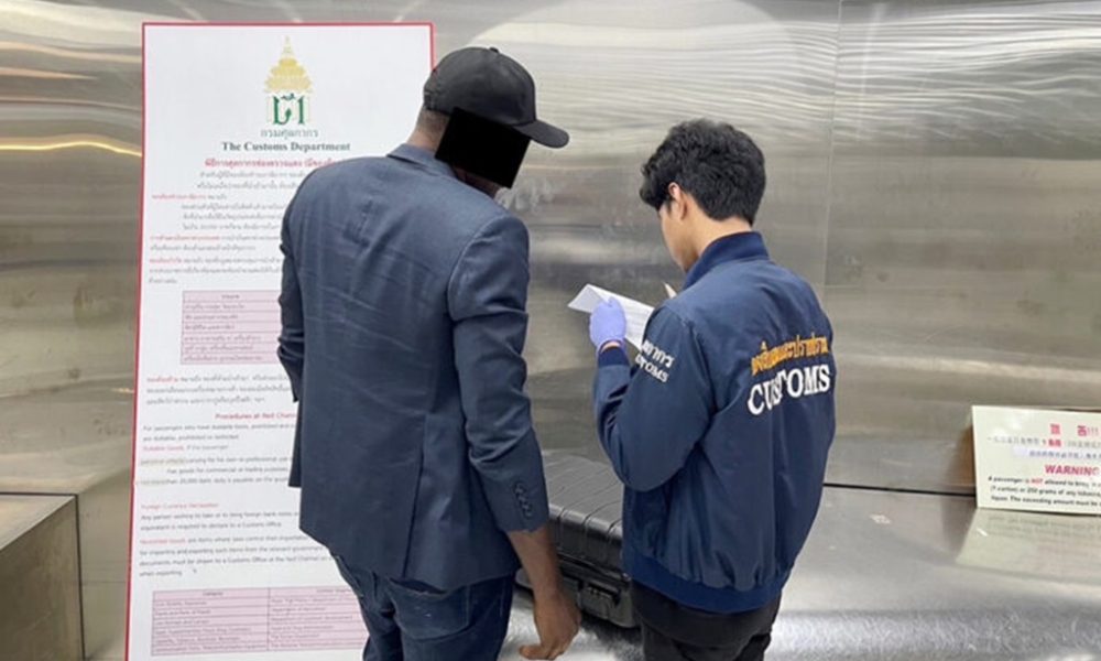 Nigerian Busted With 1,390 Grams of Cocaine at Bangkok's Suvarnabhumi Airport