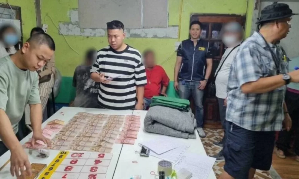 Thai Police Raid Illegal Gambling Den in Saraburi, Thailand 36 Individuals Arrested