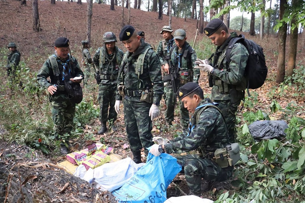 soldiers northern Thailand