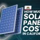 cost of solar panels