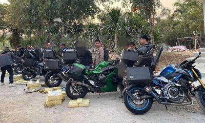 Bikers Busted With 1.9 Million Meth Pills at Chiang Rai Resort