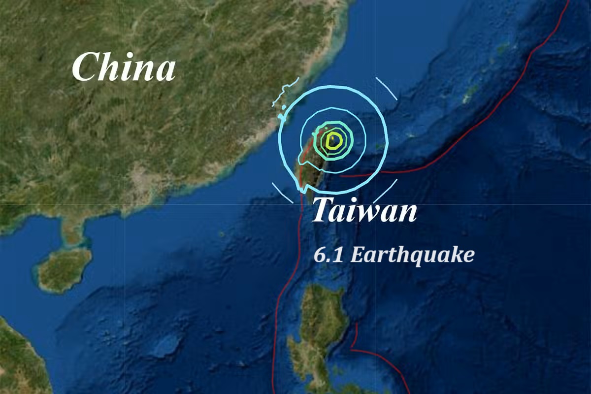 6.1 Earthquake Taiwan