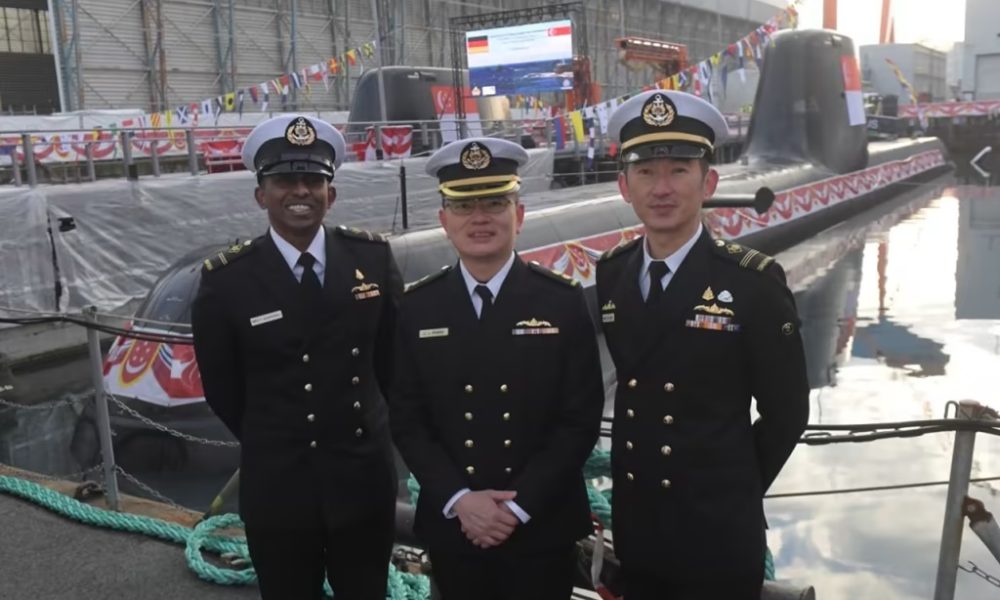 Singapore Navy Receives the First of 4 German-Built Assault Submarines