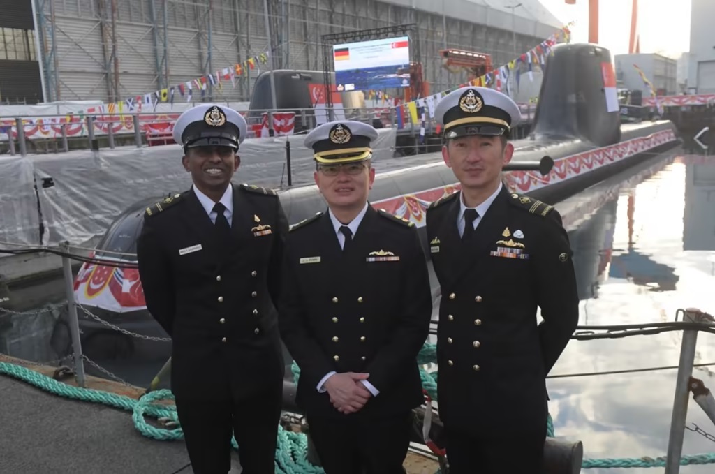 Singapore Navy Receives the First of 4 German-Built Assault Submarines