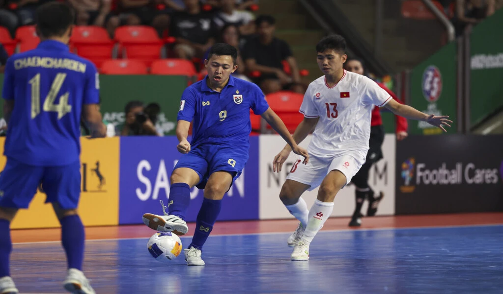 Thailand Beats Vietnam 2-1 to Secure Top Spot in AFC Futsal Asian Cup Group A