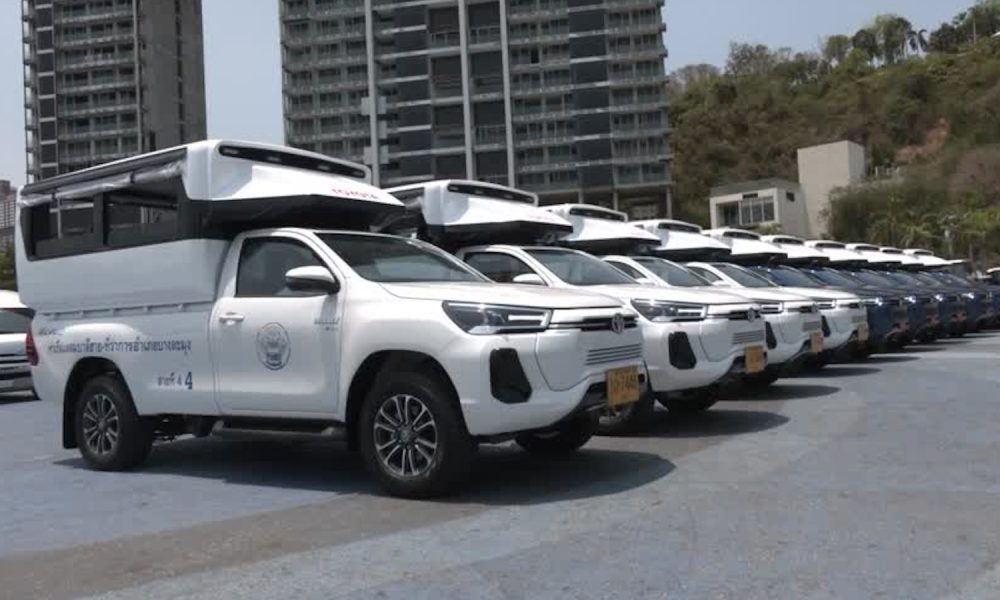 Toyota Pilots EV Revo Pickup Baht Buses in Pattaya