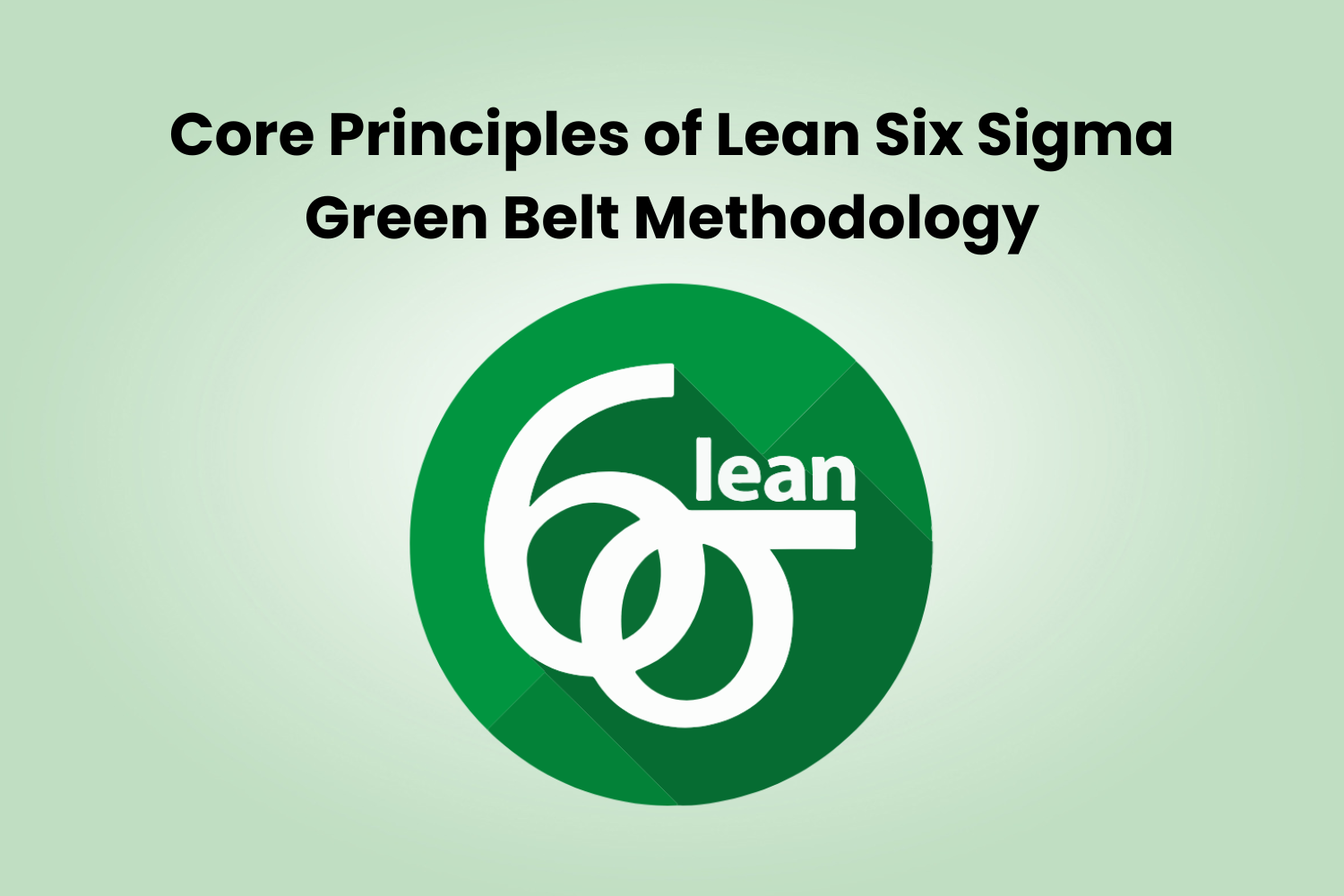 Core Principles of Lean Six Sigma Green Belt Methodology