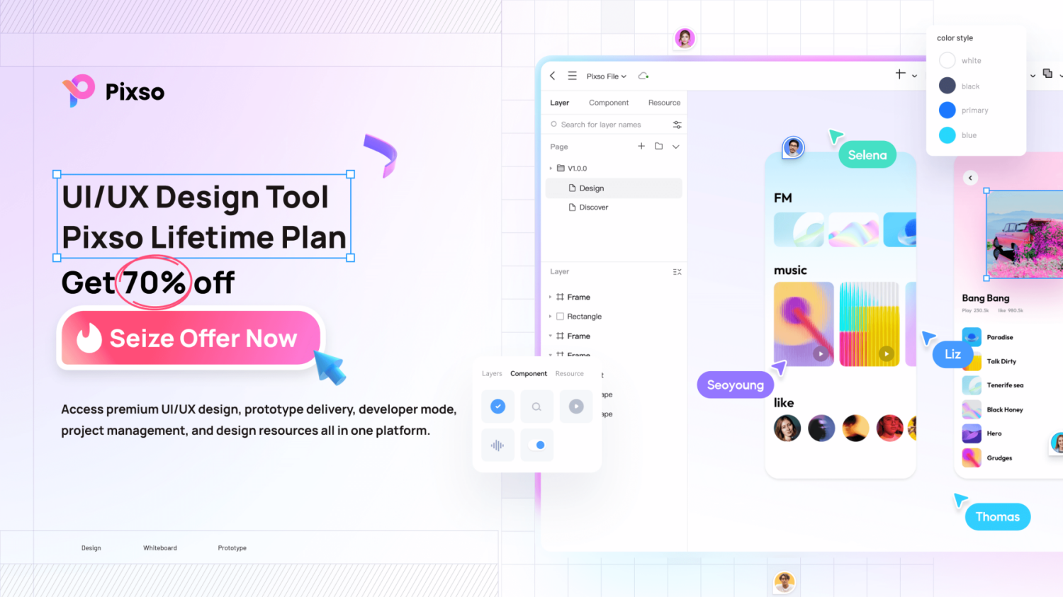 UI/UX Design Tool Pixso Unveils Lifetime Plan: Top Figma Alternative?