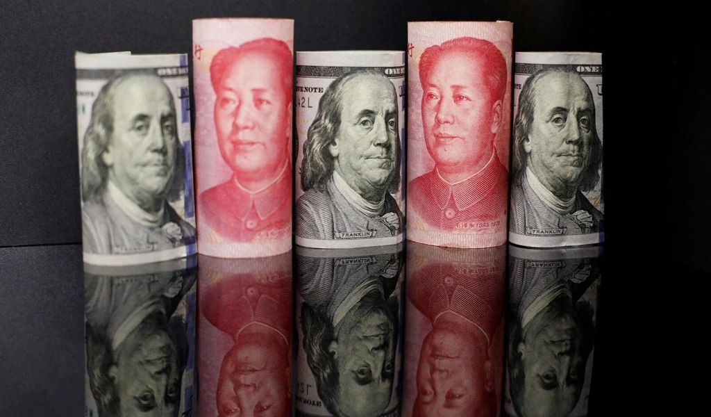 China's Yuan Surges to Six-Week High Against Dollar on Catch-Up Rally